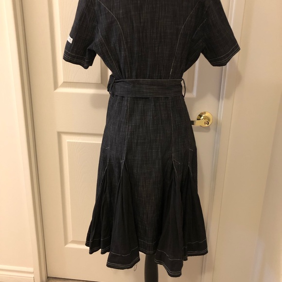 Dark Denim Dress by GRIFFLIN, Paris - Picture 3 of 10